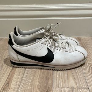 Black & White Nike Cortez